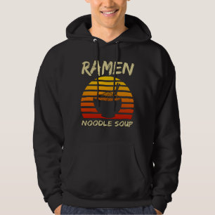 Moletom Vintage japonês dos macarronetes de Kawaii da sop