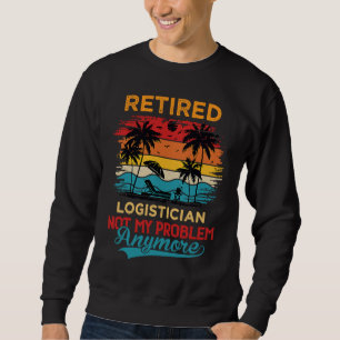 Moletom Vintage, Logistician Reformado, Não é mais meu pro