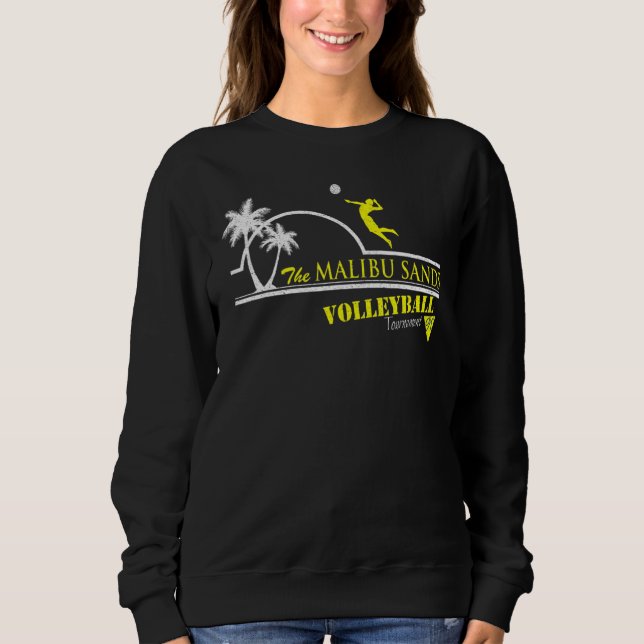 Moletom Vintage Maliibu Beach Sands Coconut Tree Sunset (Frente)