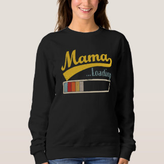 Moletom Vintage Mama Carregando Futuro Mãe Nova Mamãe Mãe