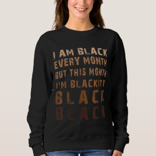 Moletom Vintage Melanin Blackity Black a cada mês Black H