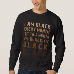 Moletom Vintage Melanin Blackity Black a cada mês Black H