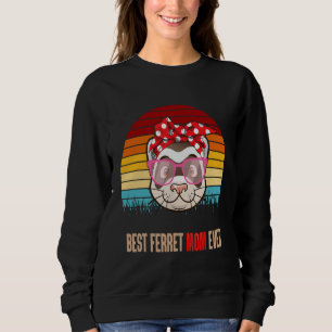 Moletom Vintage Melhor Ferret Mãe De Todos Os Animais