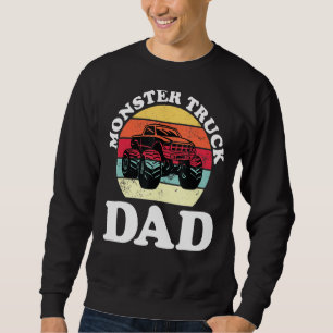 Moletom Vintage Monster Truck Pai Padre Retro Sunset Engi