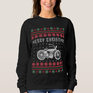 Moletom Vintage Motorcycle Ugly Christmas Sweater