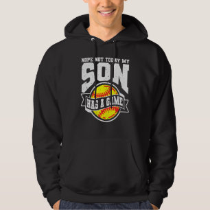 Moletom Vintage Nope Hoje Meu Filho Jogou Sofball Mãe Entã