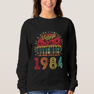 Moletom Vintage Novembro De 1984 aniversário de 40 anos Vi