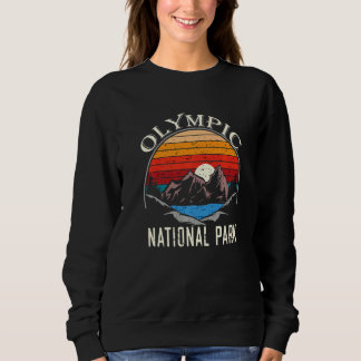 Moletom Vintage Olympic National Park Mountain Camping Sou