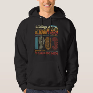 Moletom Vintage outubro de 1983 Aniversário