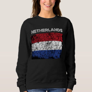 Moletom Vintage Países Baixos Flag Holland Men Women