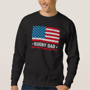 Moletom Vintage Patriot do Bandeira Americano do Pai de Ru