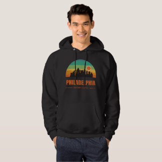 Moletom Vintage Philadelphia City Skyline Retro Sunset