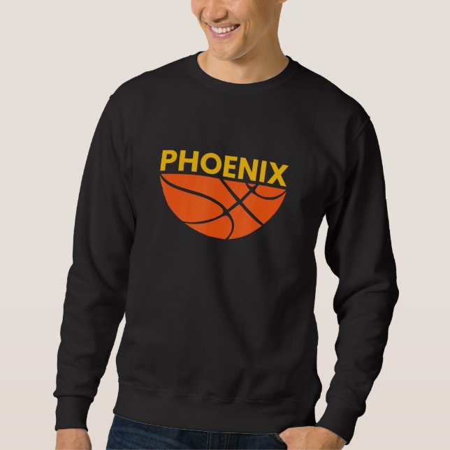 Moletom Vintage Phoenix Arizona Cityscape Retro Basball (Frente)