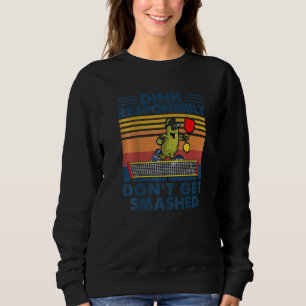 Moletom Vintage Pickleball Player Dink Responsavelmente Nã
