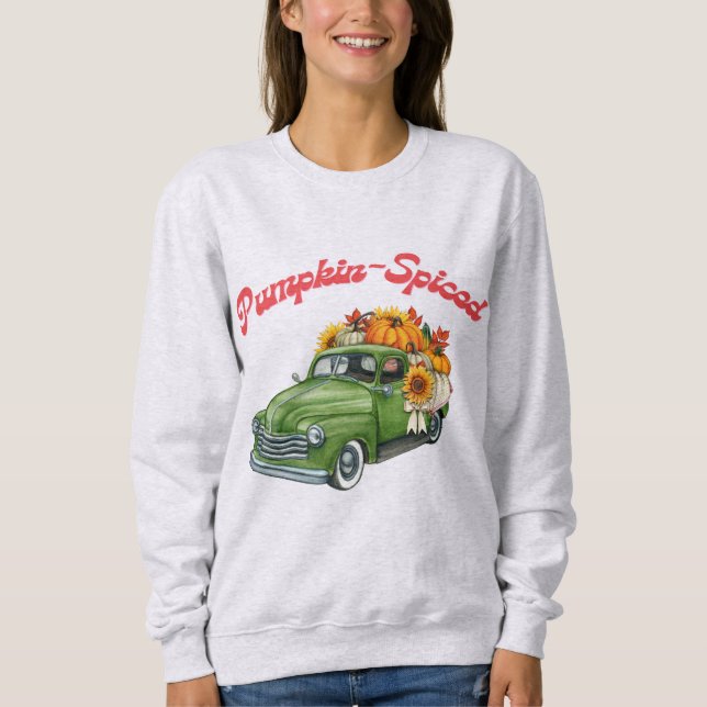 Moletom Vintage Pumpkin Espetacular Retro Mulheres (Frente)