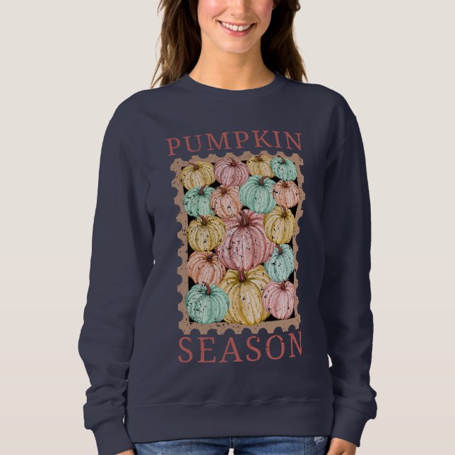 Moletom Vintage Pumpkin Season (Frente)