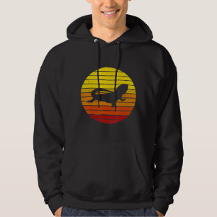 Moletom Vintage Retro Bearded Dragon Sunset