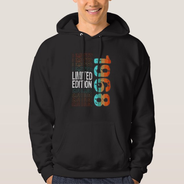 Moletom Vintage Retro Birth Year 1968 (Frente)