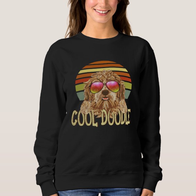 Moletom Vintage Retro Cool Goldendoodle (Frente)