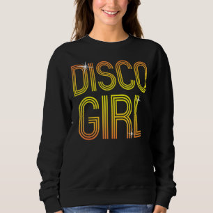 Moletom Vintage Retro Disco Girl 70s 80s Family Party Danc
