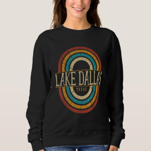 Moletom Vintage Retro Lago Dallas Texas TX Mulheres Homens