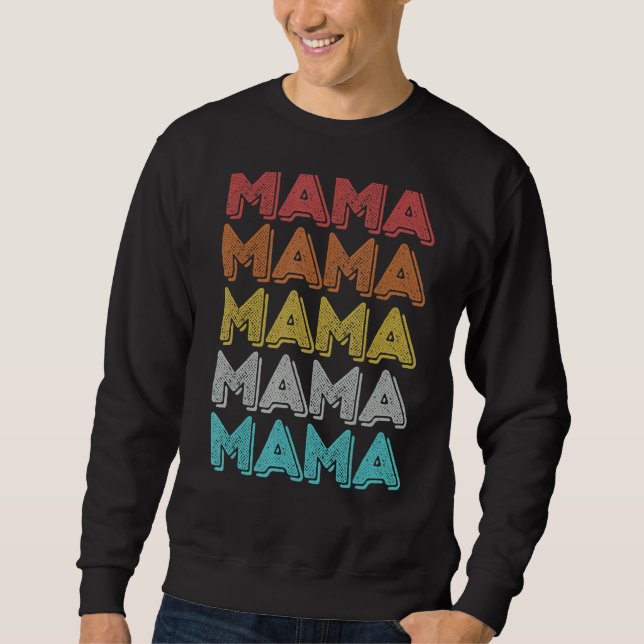 Moletom Vintage Retro Mama (Frente)