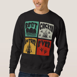 Moletom Vintage Retro Melhor Mãe De Frango Alguma Vez Fome