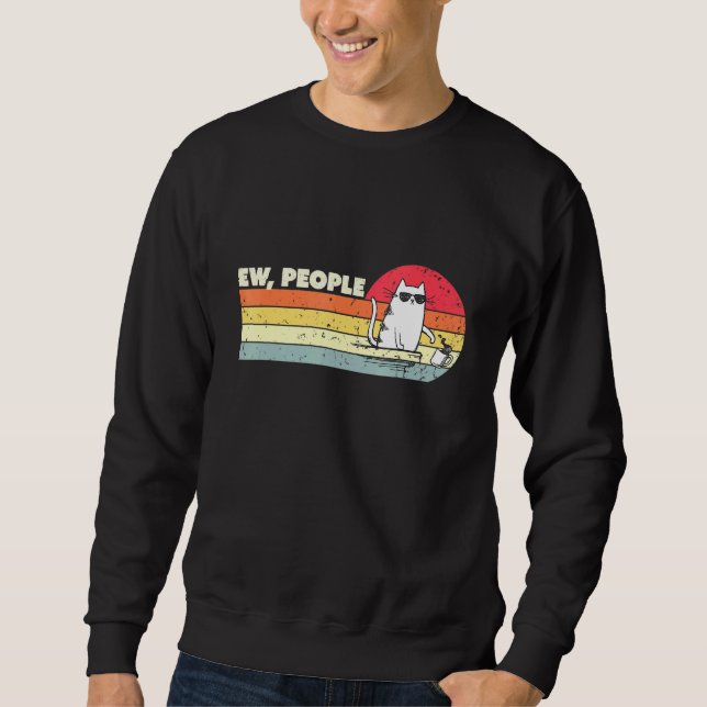 Moletom Vintage Retro Ow Pessoas Cat (Frente)