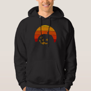 Moletom Vintage Retro Sunset Halloween Pumpkin I