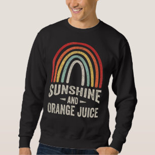 Moletom Vintage Retro Sunshine E Orange Juice Summer 1