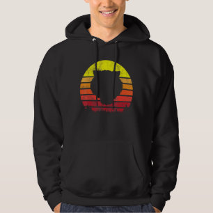 Moletom Vintage Retro Tiger Face Silhout Forest Gra
