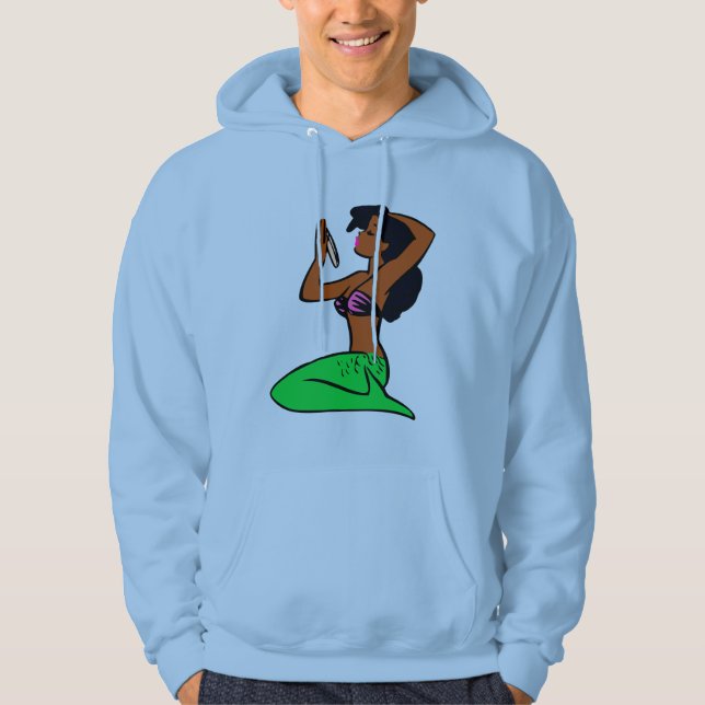Moletom vintage sereia africana (Frente)