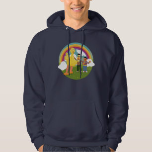Moletom Vintage Sesame Street Amigos Rainbow