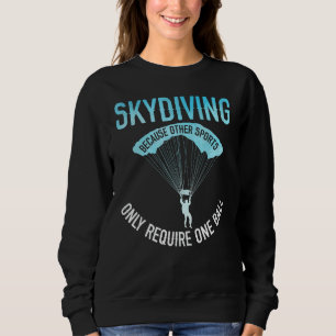 Moletom Vintage Skydiving Funny Skydiver Oferece Paraquedi