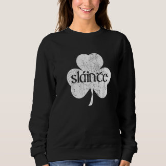 Moletom Vintage Slainte Fofo Brindes Boa Saúde Diversão St