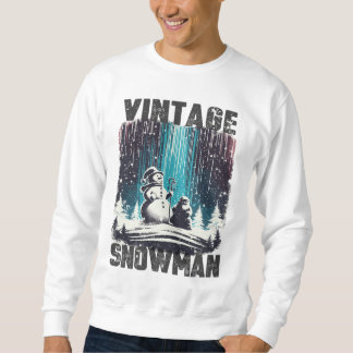 Moletom Vintage Snowman Christmas