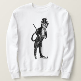 Moletom Vintage Sophisticated Opera Cat