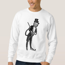Moletom Vintage Sophisticated Opera Cat