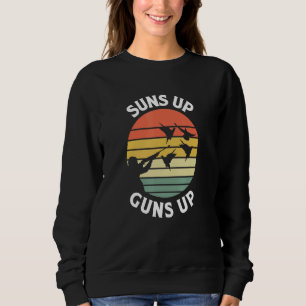 Moletom Vintage Suns Acima Armas Para Cima da Porta Caçado