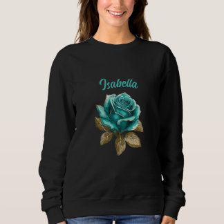 Moletom Vintage Teal Rosa Sweatshirt