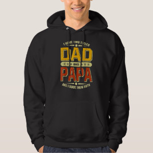 Moletom Vintage Tenho Dois Títulos Pai E Papa Avô Fathe