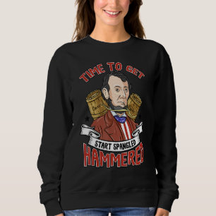 Moletom Vintage Time To Get Star Spangled Hammermermered 4