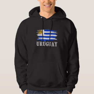 Moletom Vintage Uruguai Flag I Love Uruguai