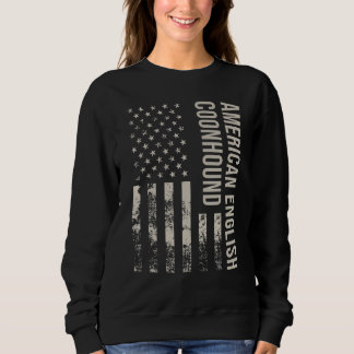 Moletom Vintage US American Flag American English Coonhoun