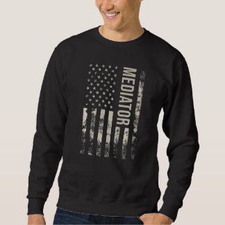 Moletom Vintage US American Flag Mediator Premium