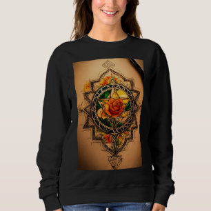 Moletom vintage vibes artesanal