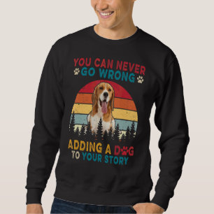 Moletom Vintage Você Nunca Pode Ir Errado Adicionar A Hist