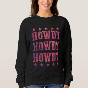 Moletom Vintage White Howdy Rodeo Oeste do Sul