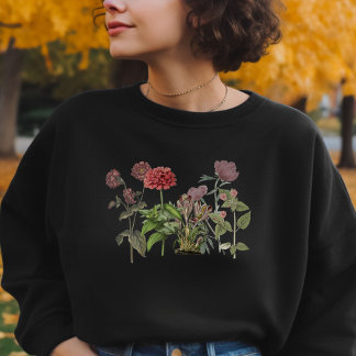Moletom Vintage Wildfloflower Boho jardinagem