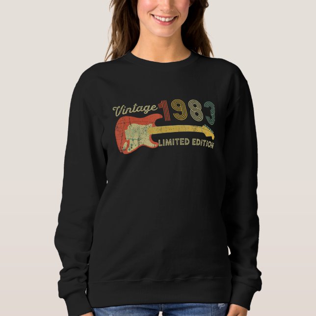Moletom Violão de 40 anos Vintage 1983 (Frente)